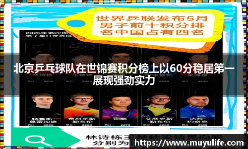 北京乒乓球队在世锦赛积分榜上以60分稳居第一展现强劲实力